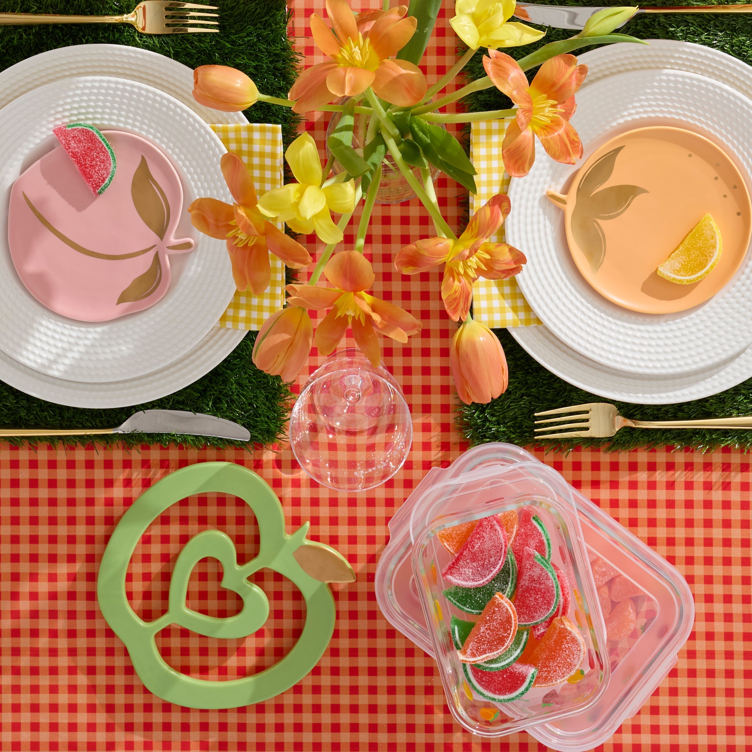 Lenox Westmore Tutti Fruity Apple Trivet - Image 3