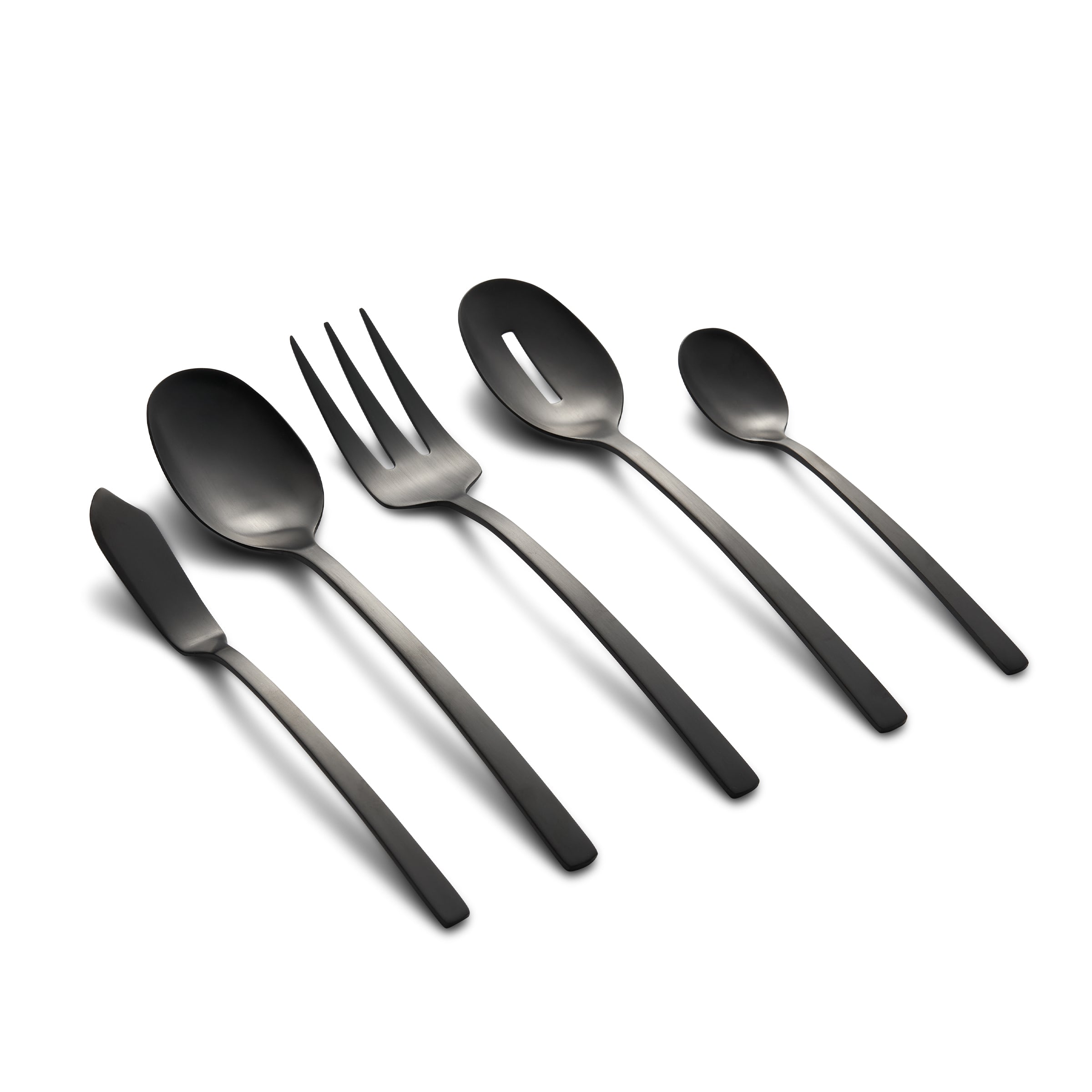 Lenox Westmore Beacon Black Satin 45-Piece Flatware Set - Image 3