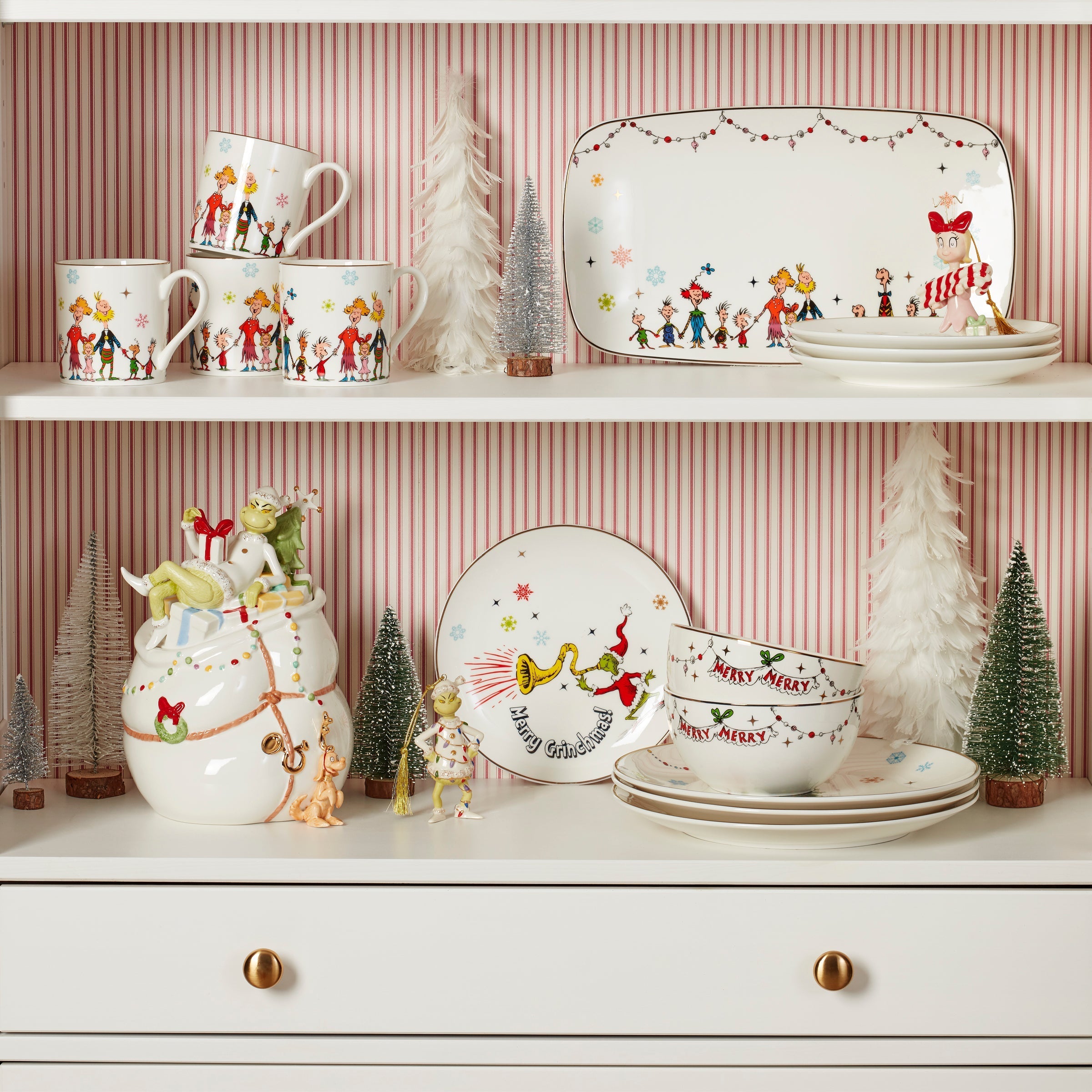 Lenox Westmore Merry Grinchmas All-Purpose Bowls, Set of 4 Assorted - Image 2