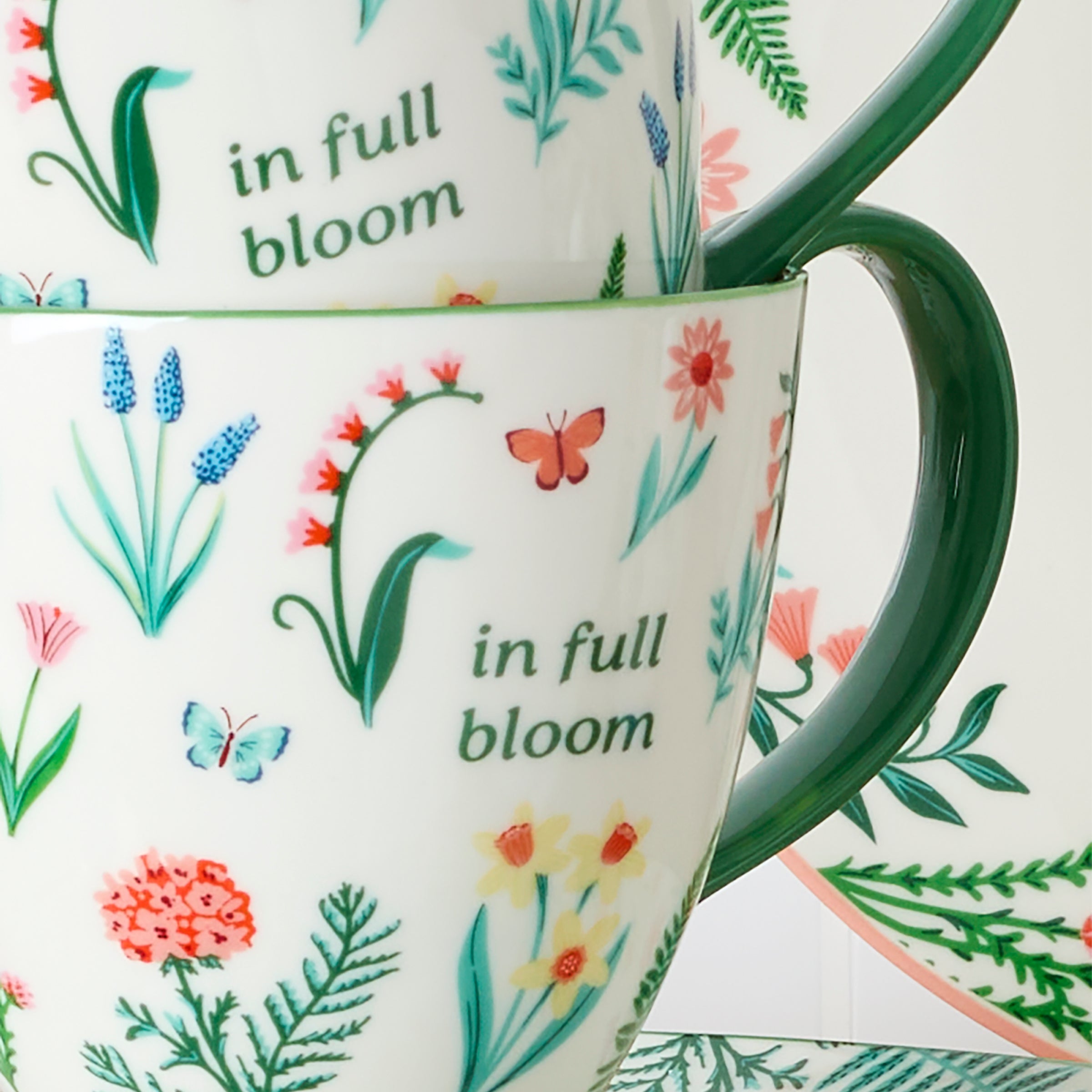 Lenox Westmore First Blooms Green Mugs, Set of 2 - Image 4