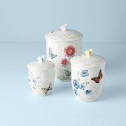 Lenox Westmore Butterfly Meadow 3-Piece Canister Set