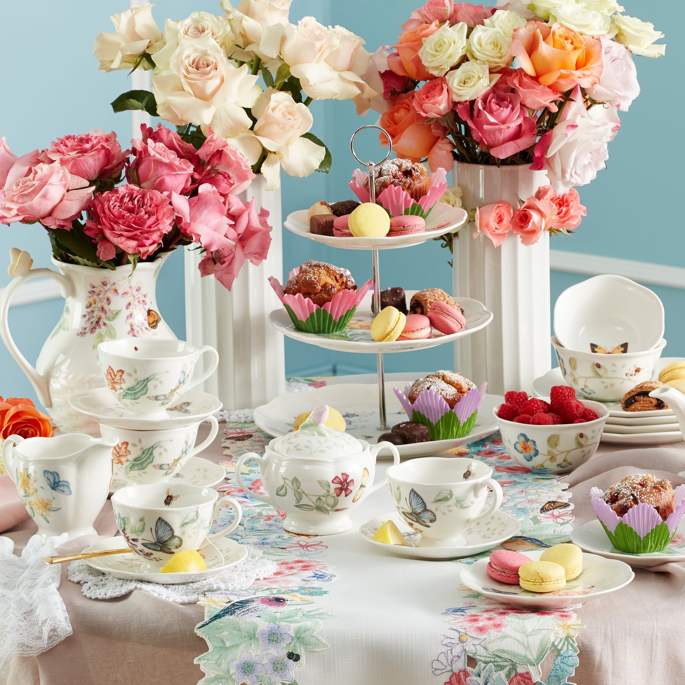 Lenox Westmore Butterfly Meadow 3-Tiered Server - Image 3