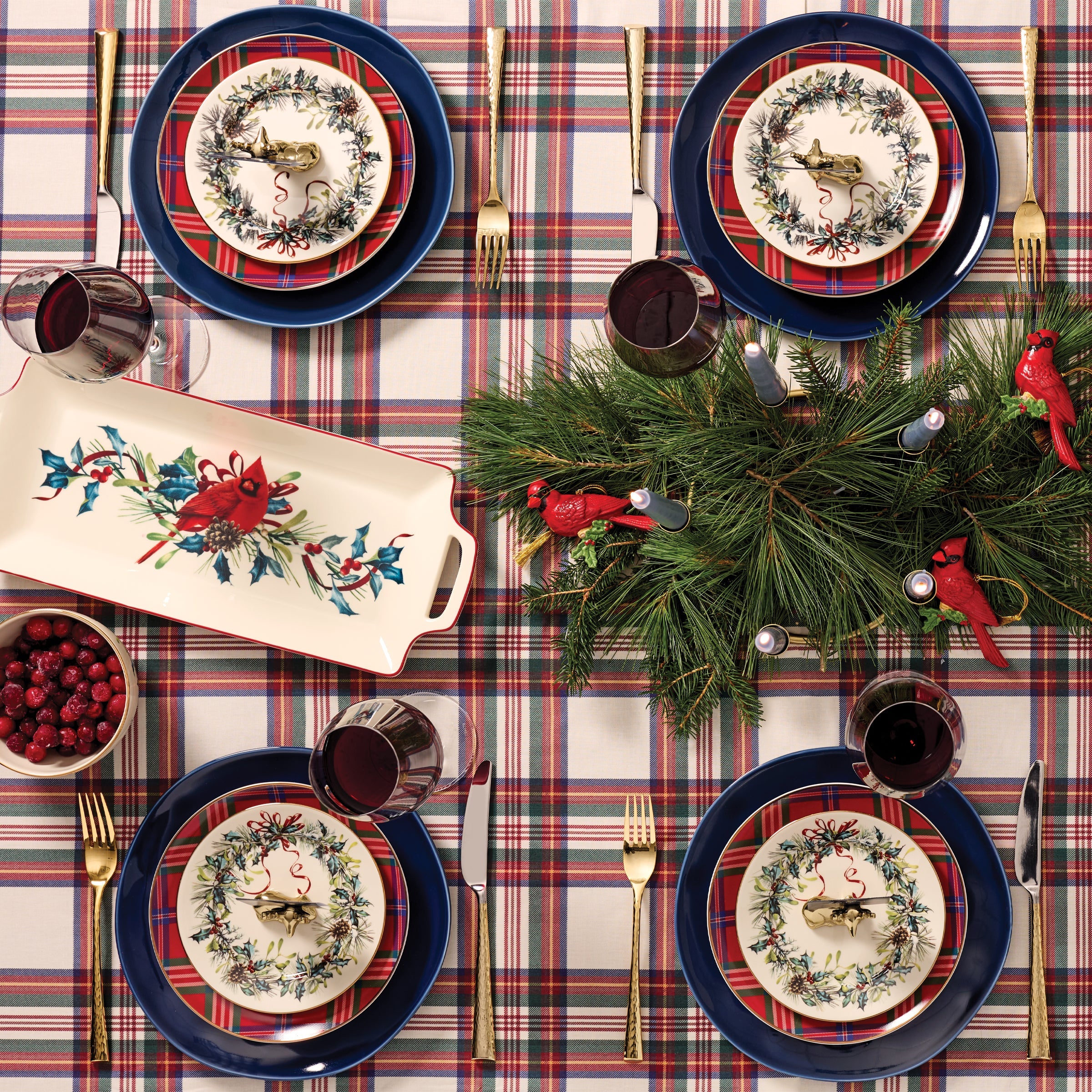 Lenox Westmore Winter Greetings 12-Piece Dinnerware Set - Image 10