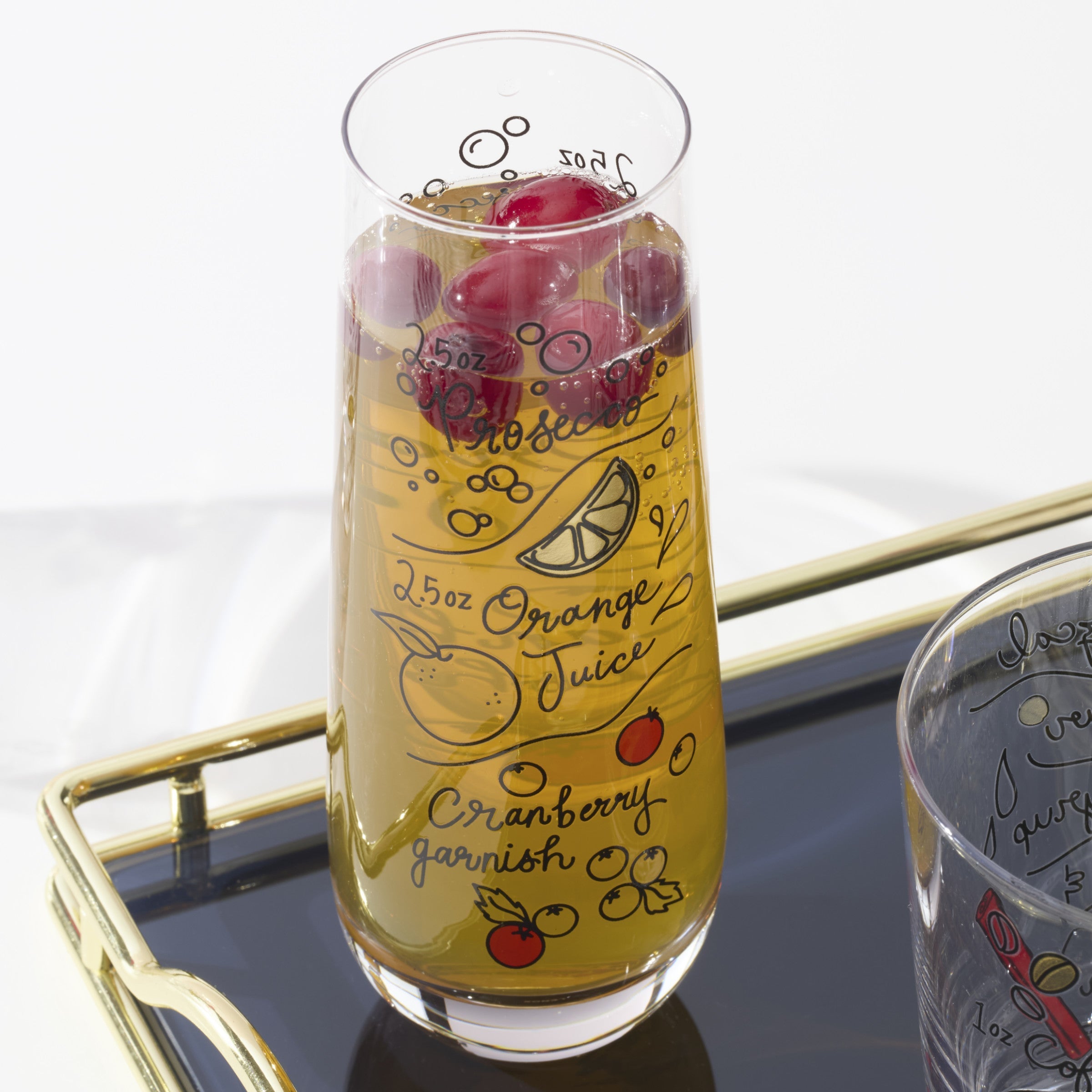 Lenox Westmore Make Merry Stemless Flute Glasses, Set of 4 - Image 2