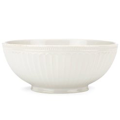 Alternative view of Lenox Westmore French Perle Groove White Medium Bowl