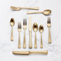 Alternative view of Lenox Westmore Portola Gold Satin 20-Piece Flatware Set