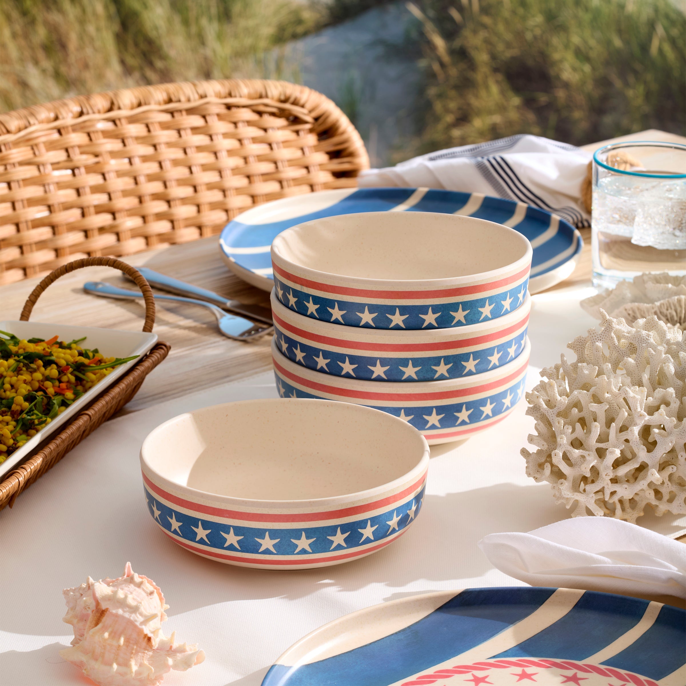 Lenox Westmore 24 Seven Melamine Aweigh We Go 18-Piece Dinnerware Set - Image 8
