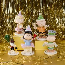 Alternative view of Lenox Westmore Happy New Year Charlie Brown 5-Piece Figurine Set