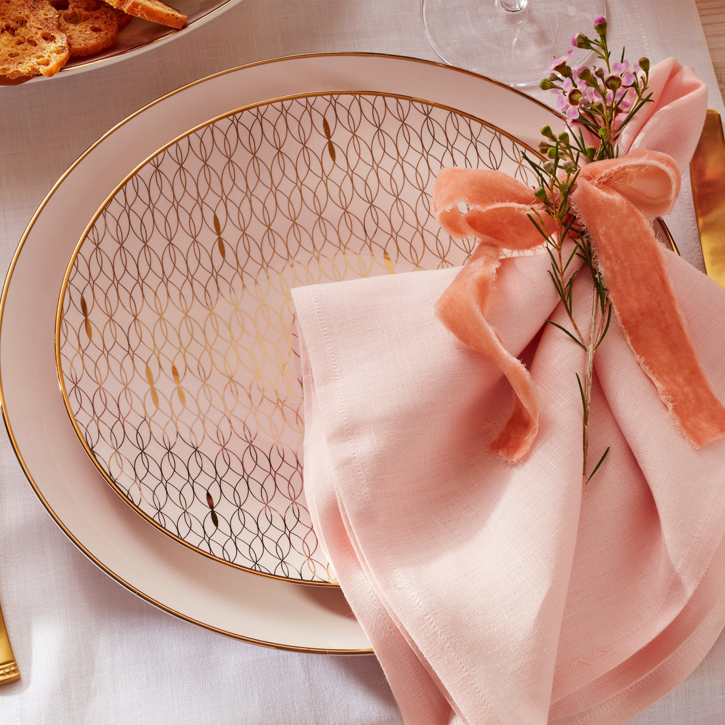 Lenox Westmore Trianna Blush 12-Piece Dinnerware Set - Image 7