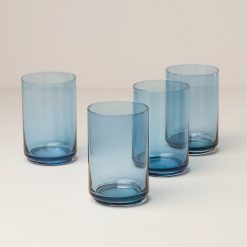 Lenox Westmore Tuscany Classics Stackable Blue Coolers, Set of 4