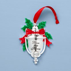 Lenox Westmore 2025 Bless This Home Silverplate Ornament