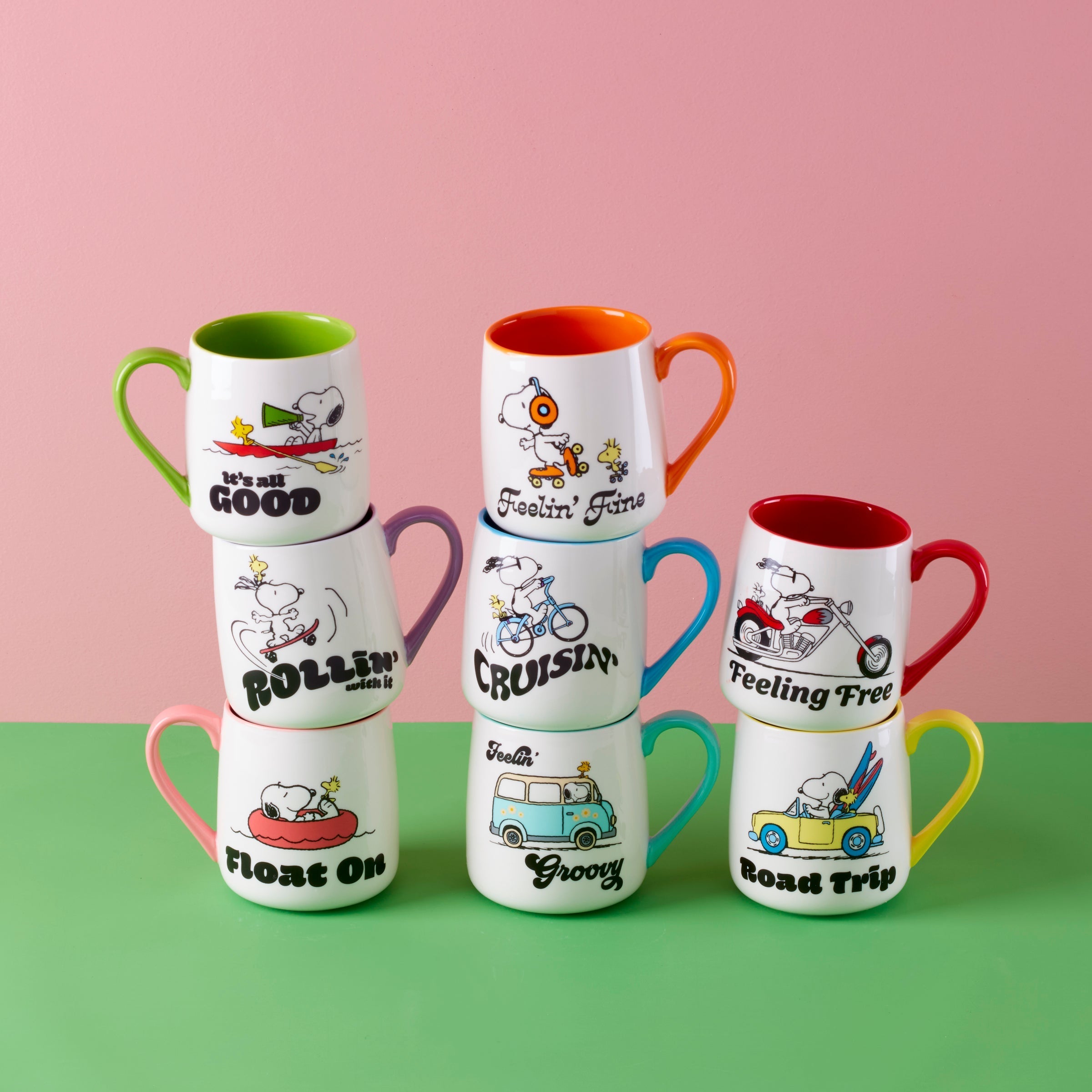 Lenox Westmore Peanuts Mugs Groovy-Feeling Free, Set of 2 - Image 5