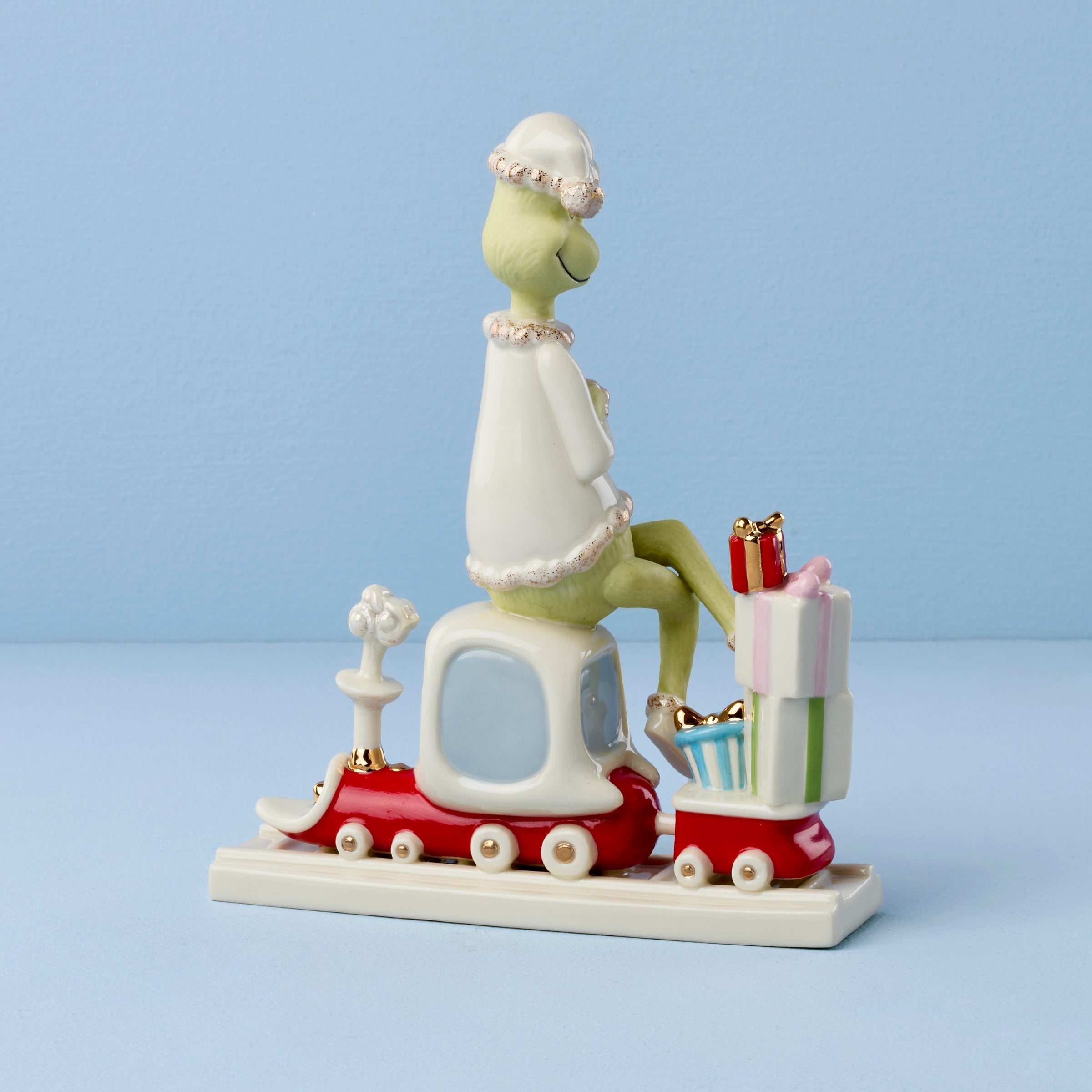 Lenox Westmore All Aboard with Mr. Grinch Figurine - Image 2