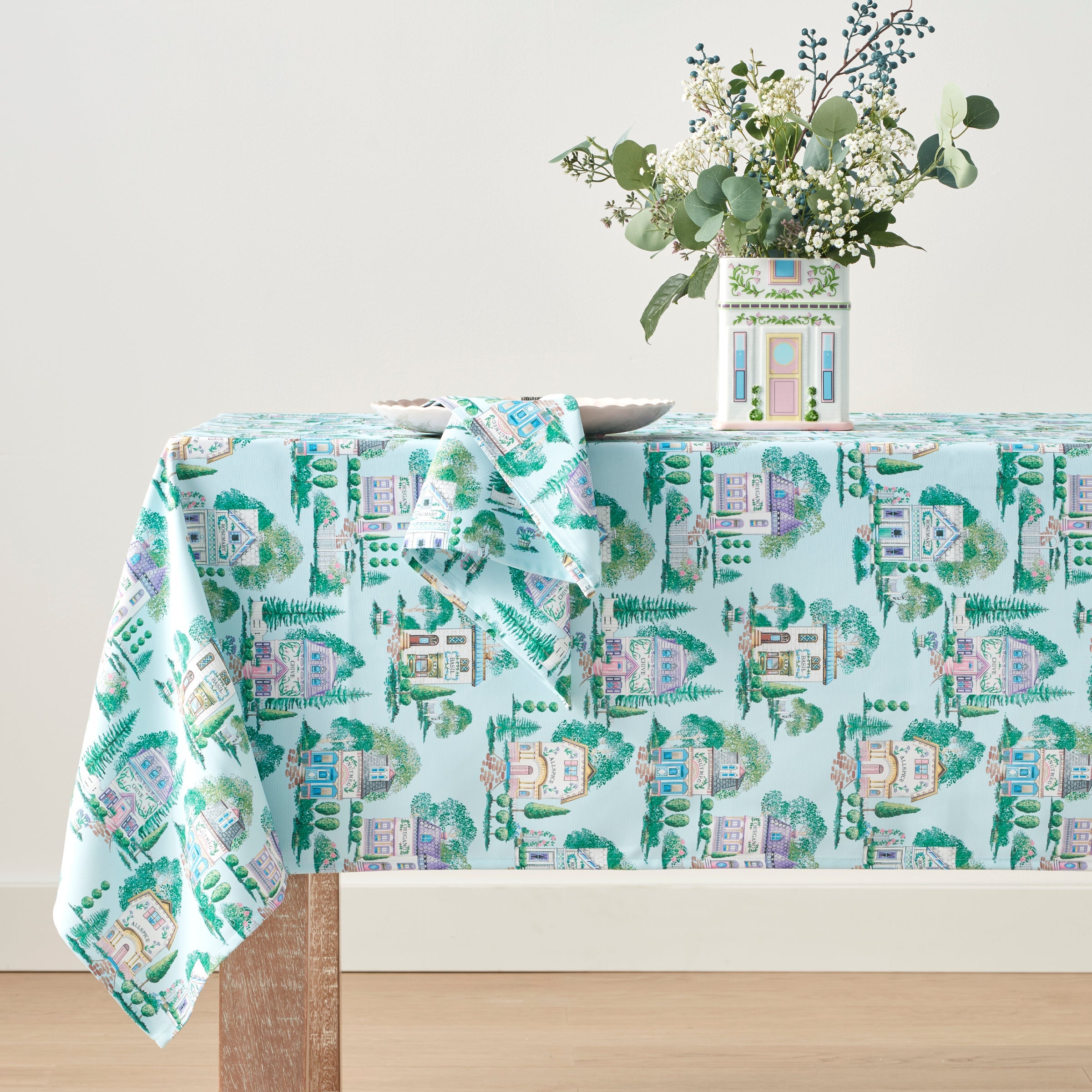 Lenox Westmore Lenox Spice Village Allover 60x102 Tablecloth - Image 2