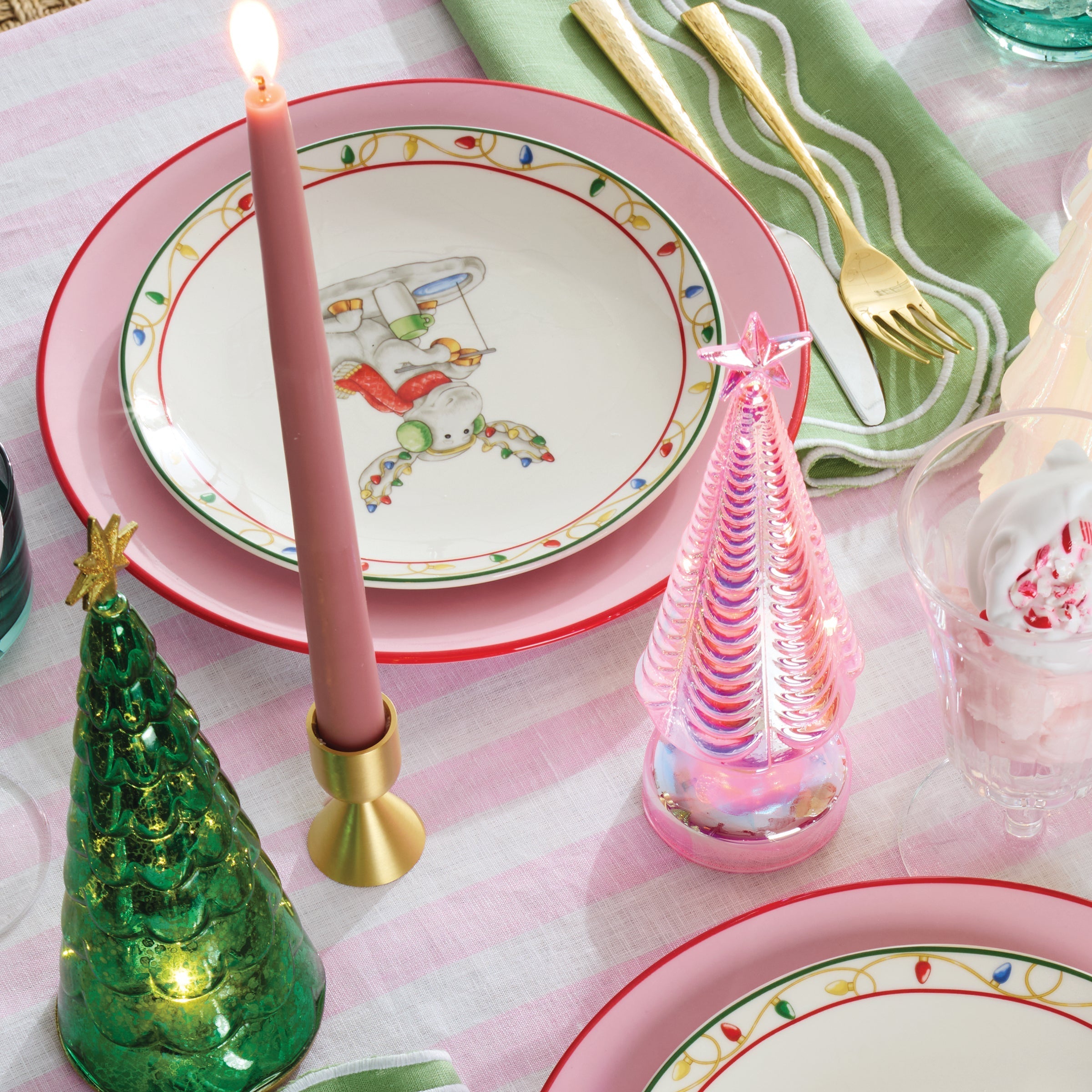 Lenox Westmore Dipped Rose 12 Taper Candle, Set of 2 - Image 3