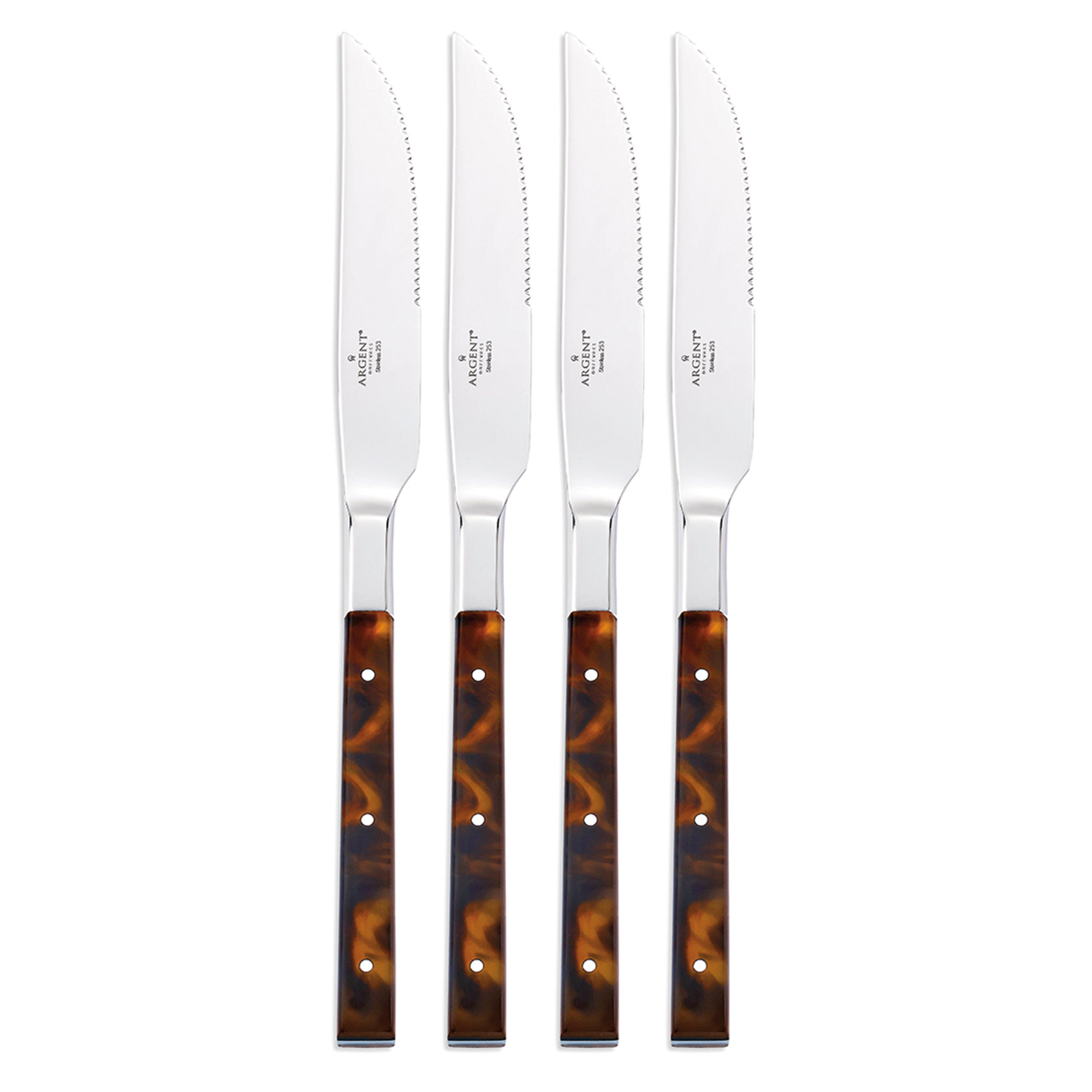 Lenox Westmore Tortoise Steak Knives, Set of 4