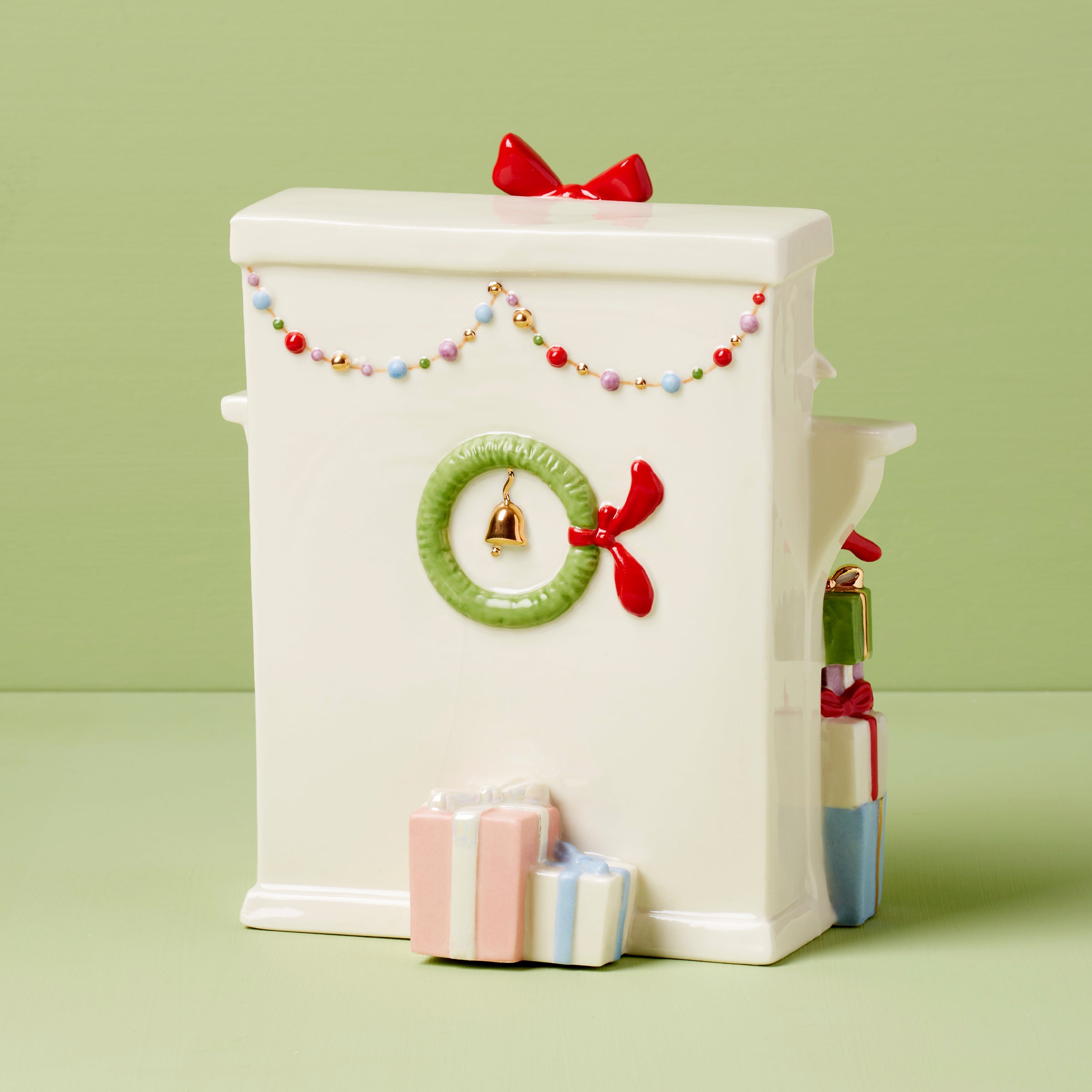 Lenox Westmore Grinch Stealing Stockings Figurine - Image 2