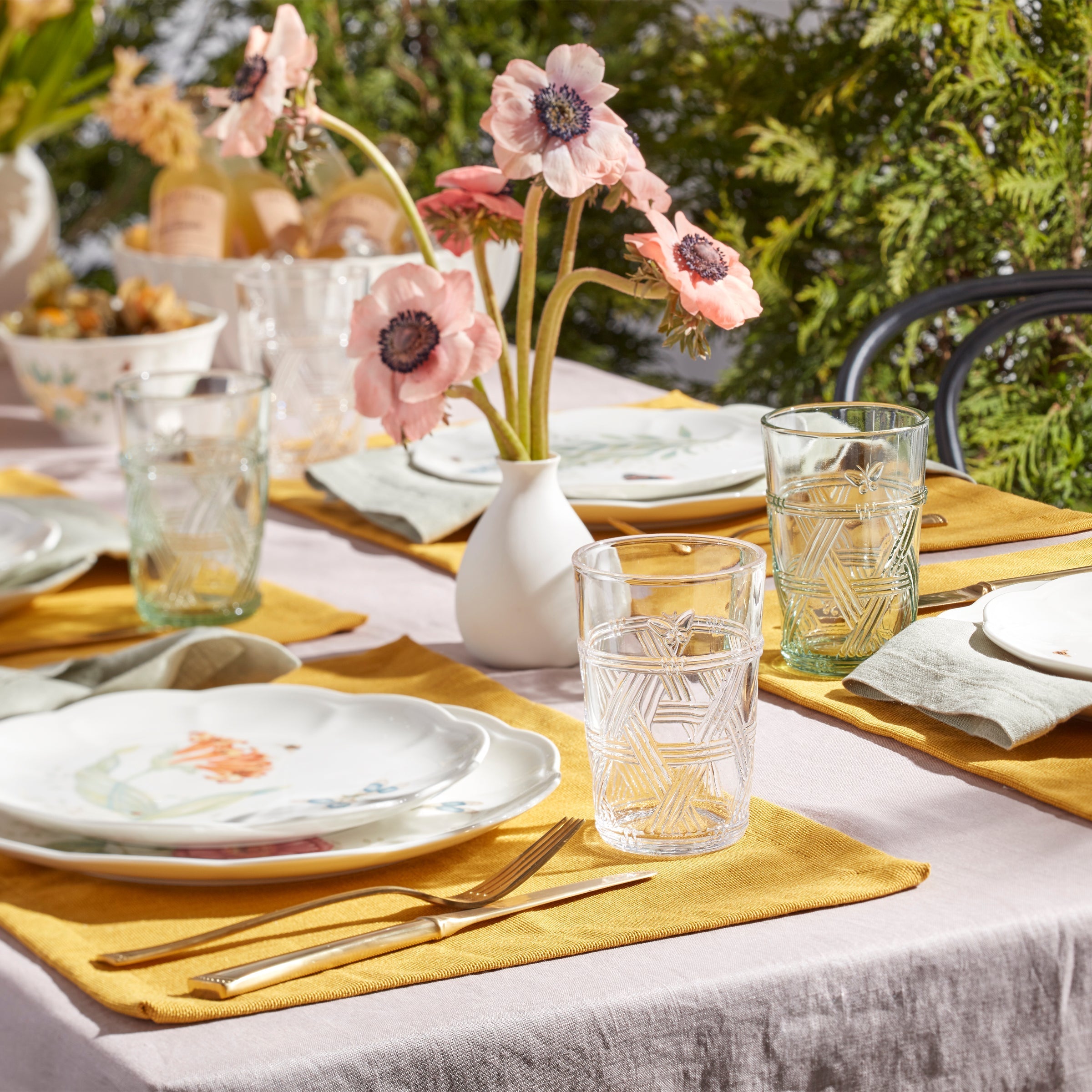 Lenox Westmore Butterfly Meadow Green Tall Glasses, Set of 4 - Image 3