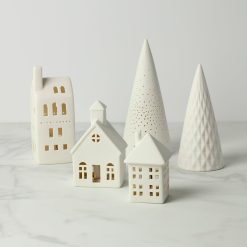 Alternative view of Lenox Westmore Illuminated Modern Village 5-Piece Set