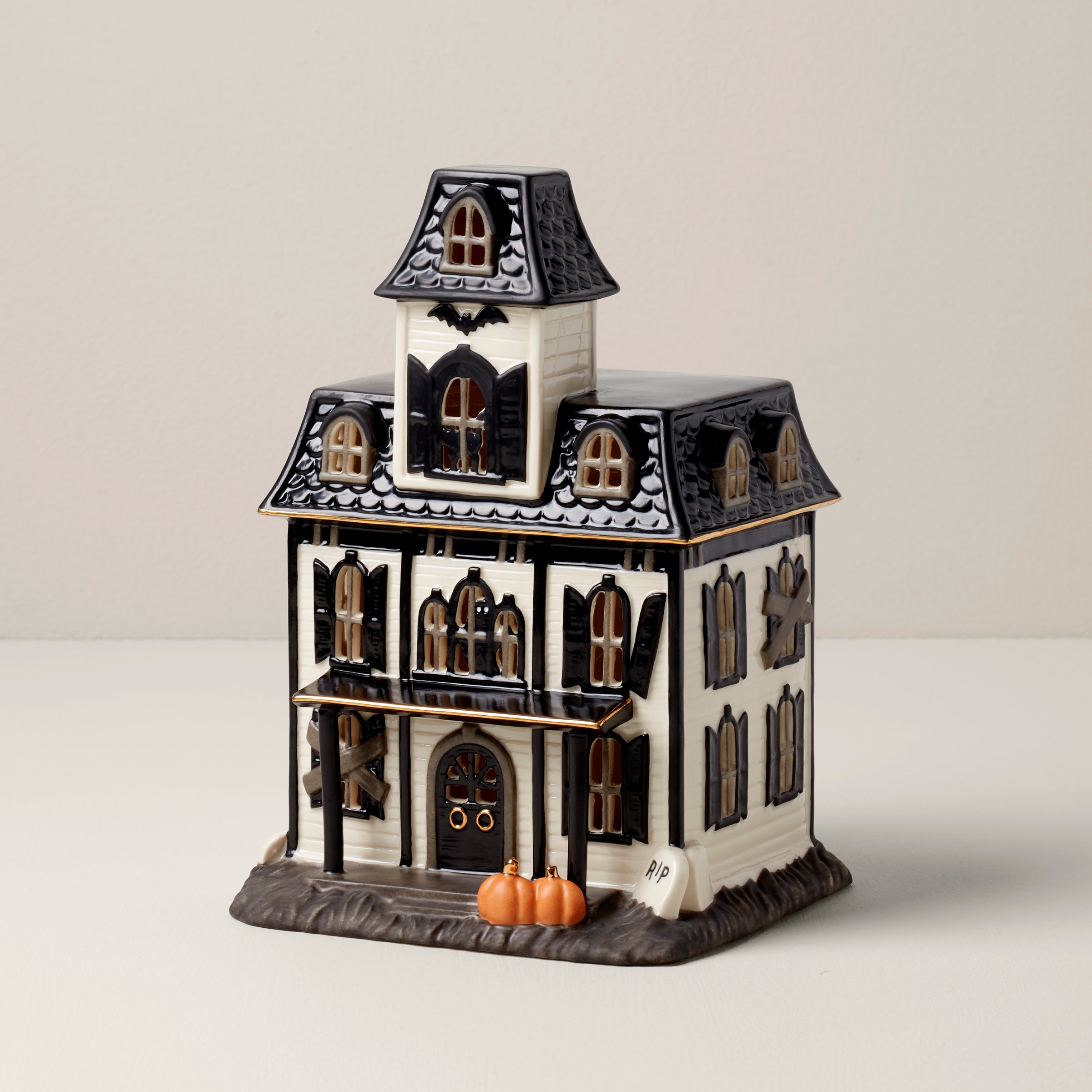 Lenox Westmore Vintage Halloween Lit House Figurine