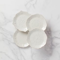 Lenox Westmore French Perle White 4-Piece Dessert Set