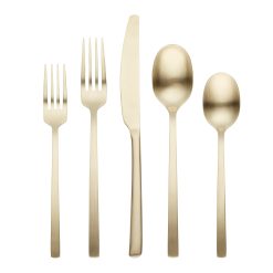 Lenox Westmore Beacon Champagne Satin 20-Piece Flatware Set