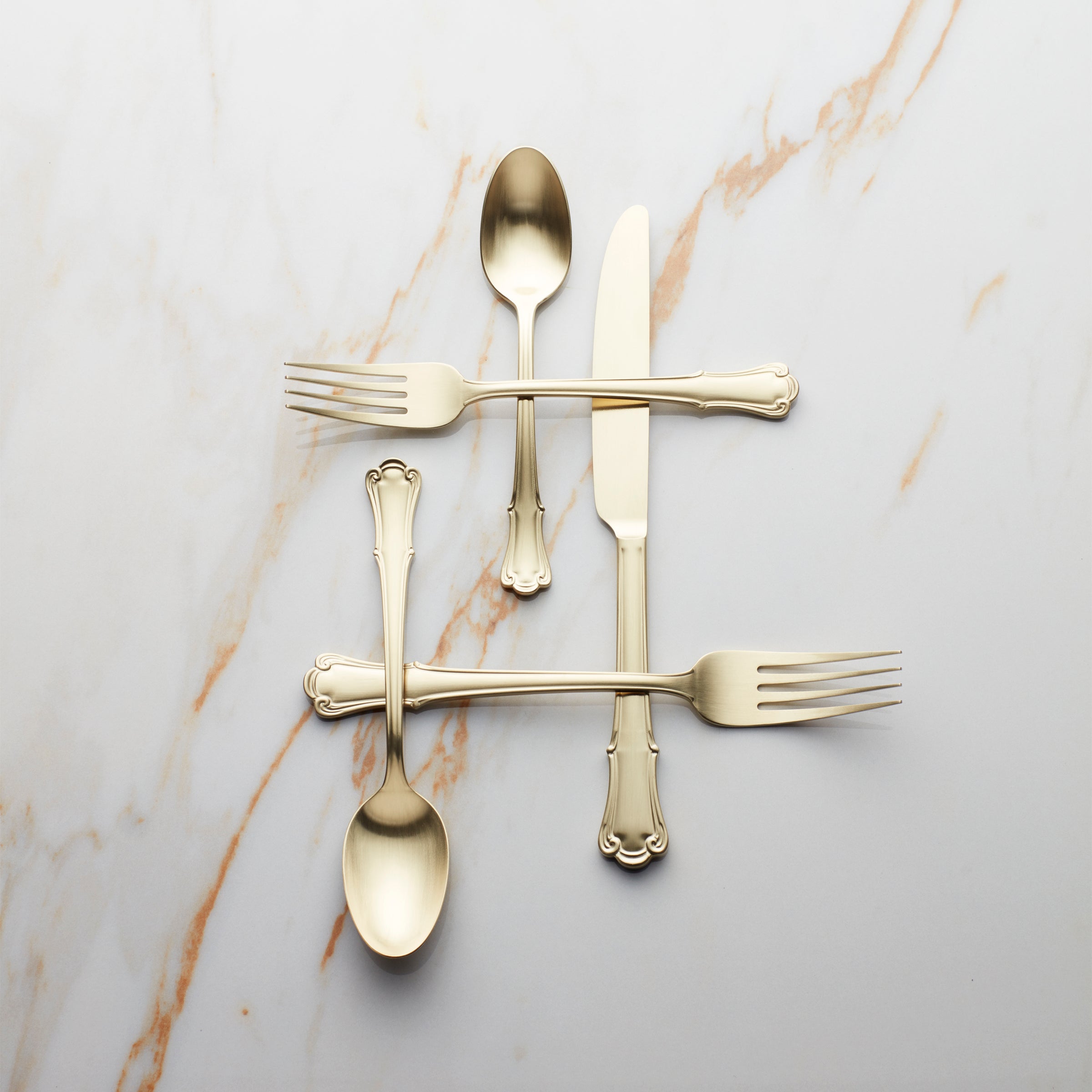 Lenox Westmore James Street Champagne Satin 20-Piece Flatware Set - Image 4