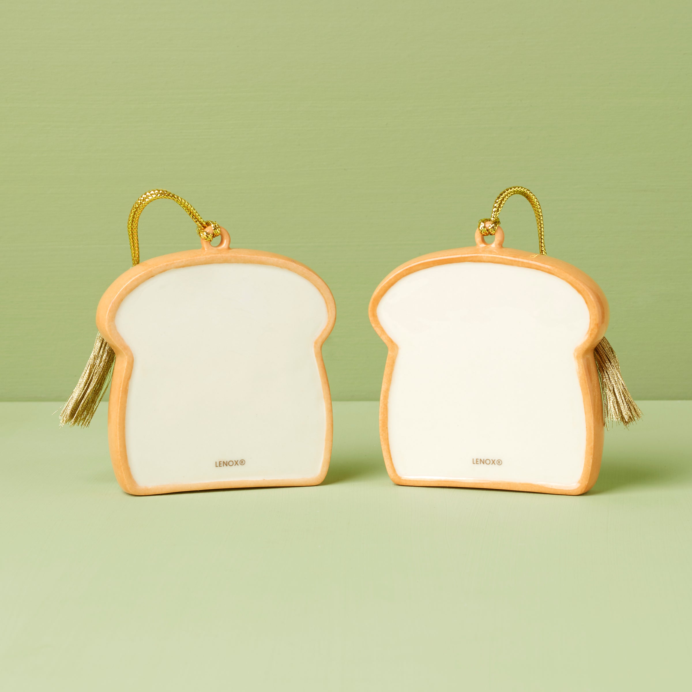 Lenox Westmore Personalized 2-Piece Peanut Butter & Jam Ornament Set - Image 2