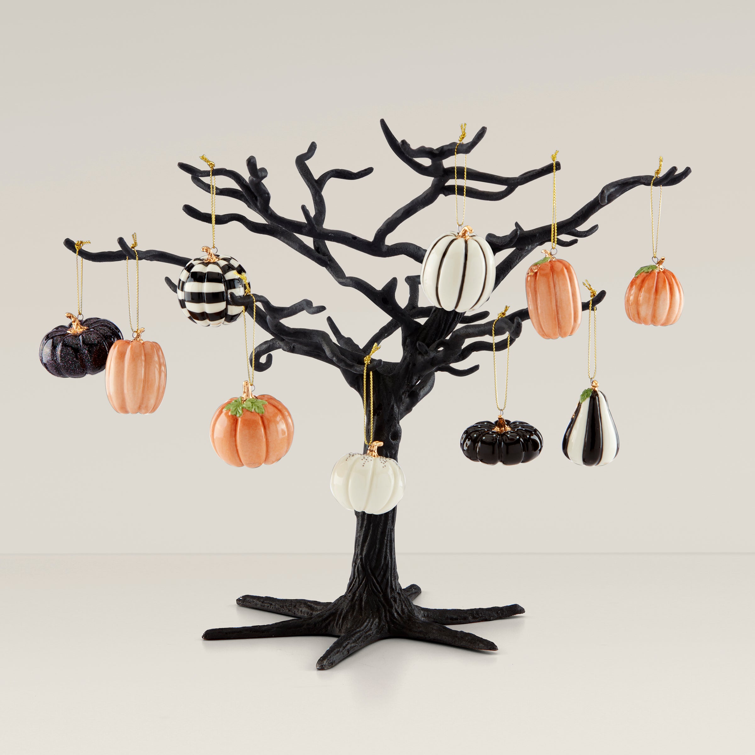 Lenox Westmore Pumpkin 10-Piece Mini Ornament Set - Image 2
