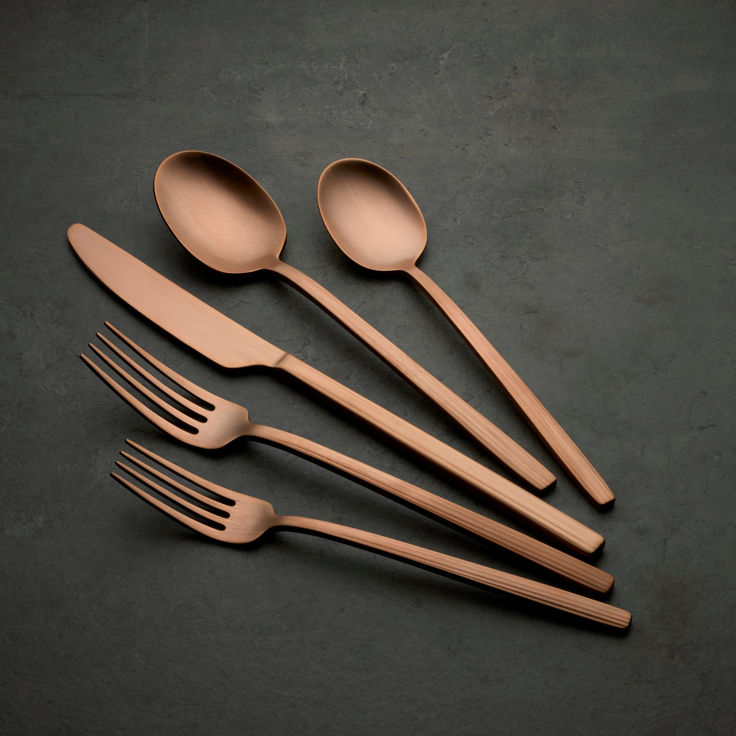 Lenox Westmore Dean Rose Gold Satin 20-Piece Flatware Set - Image 5