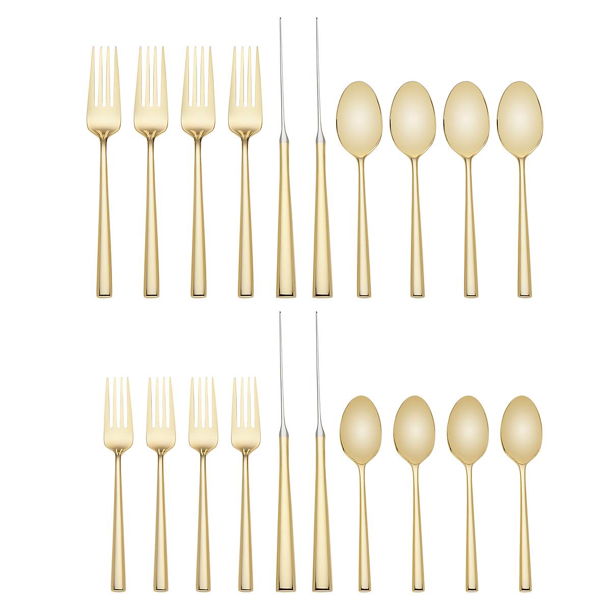 Lenox Westmore Malmo Gold 20-Piece Flatware Set