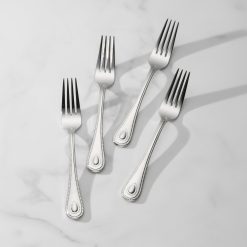 Lenox Westmore French Perle Dinner Forks, Set of 4