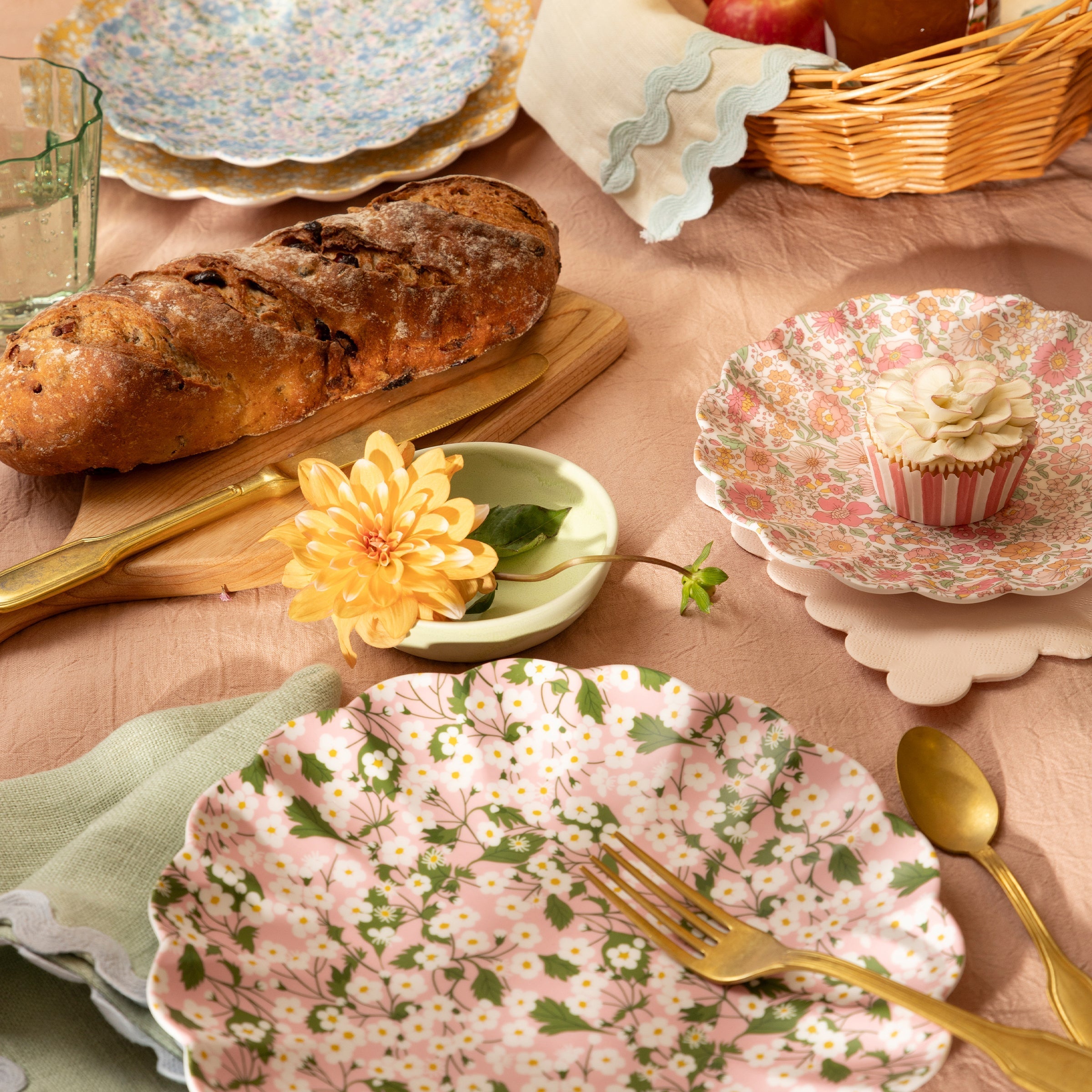 Lenox Westmore Meri Meri X Liberty Floral Melamine Large Plate, Set of 4 - Image 6