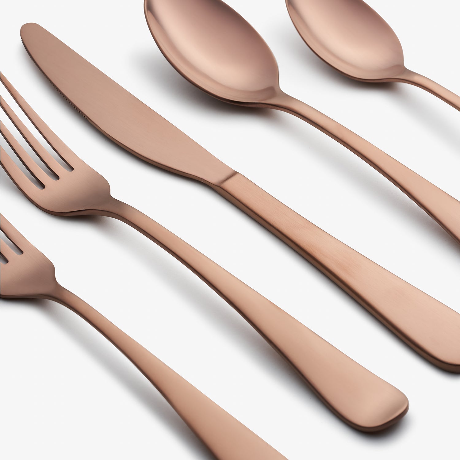 Lenox Westmore Rhiannon Copper Satin 20-Piece Flatware Set - Image 3