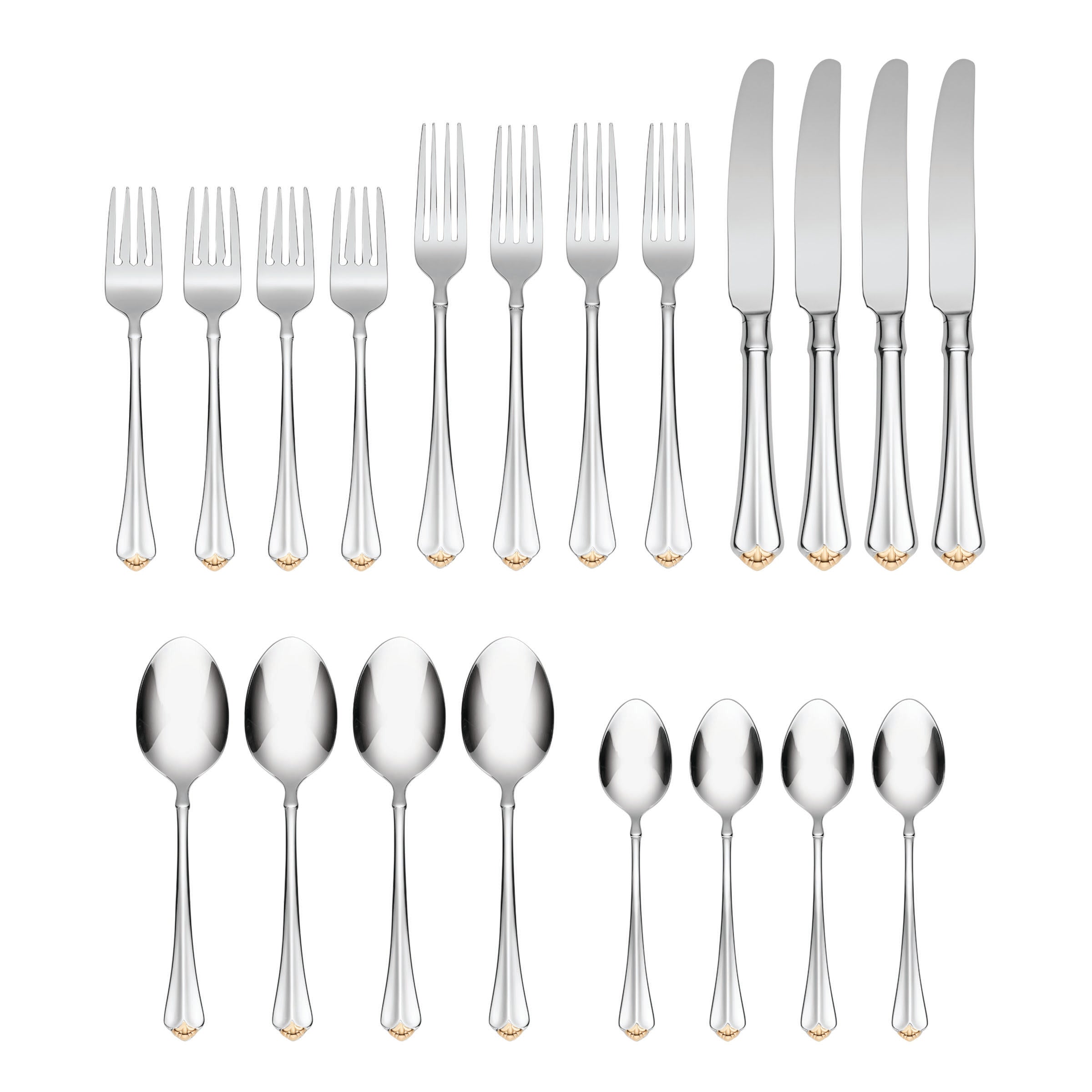 Lenox Westmore Golden Juilliard 20-Piece Flatware Set - Image 4