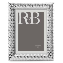 Lenox Westmore Watchband Silver 5x7 Photo Frame