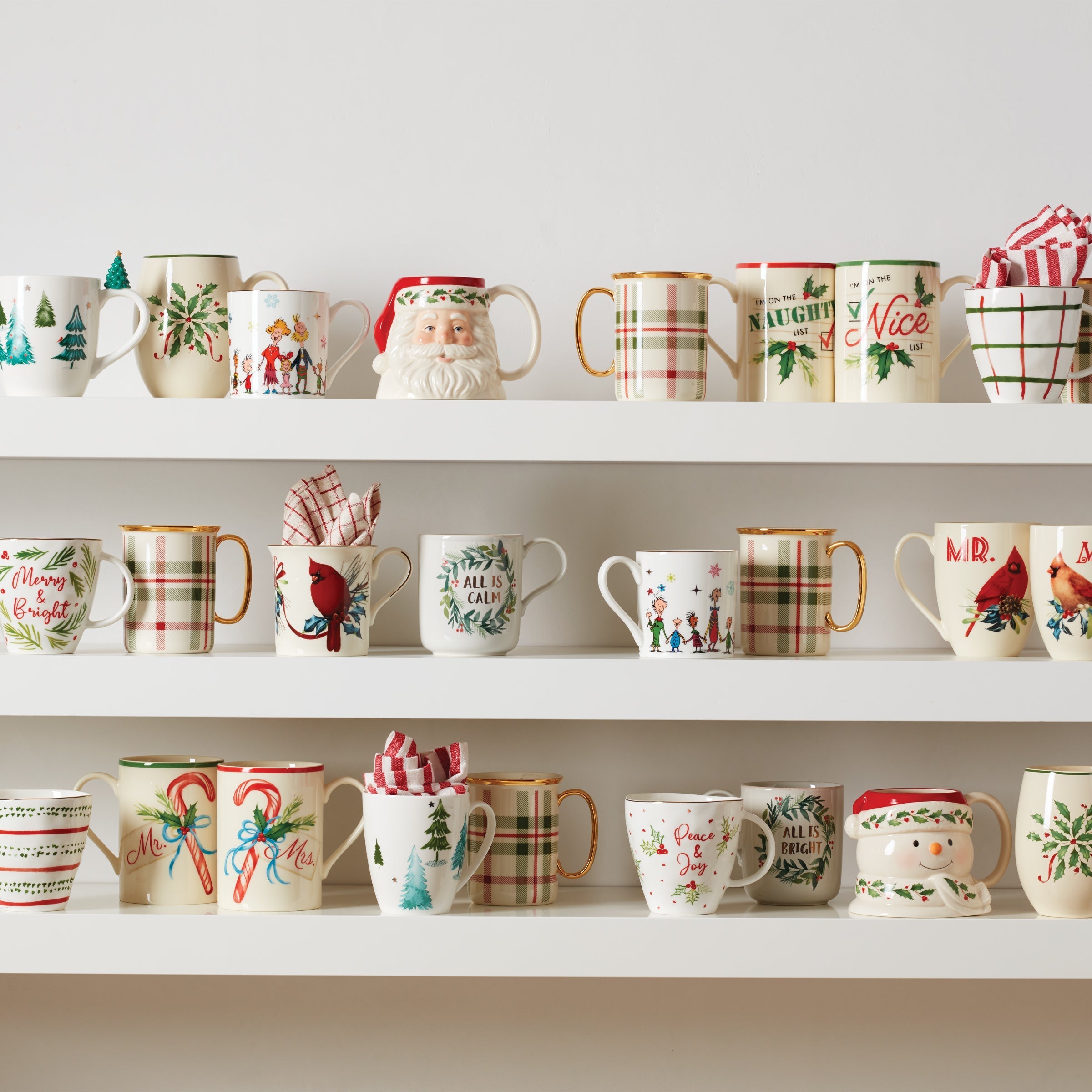 Lenox Westmore Merry Grinchmas Mugs, Set of 4 - Image 3