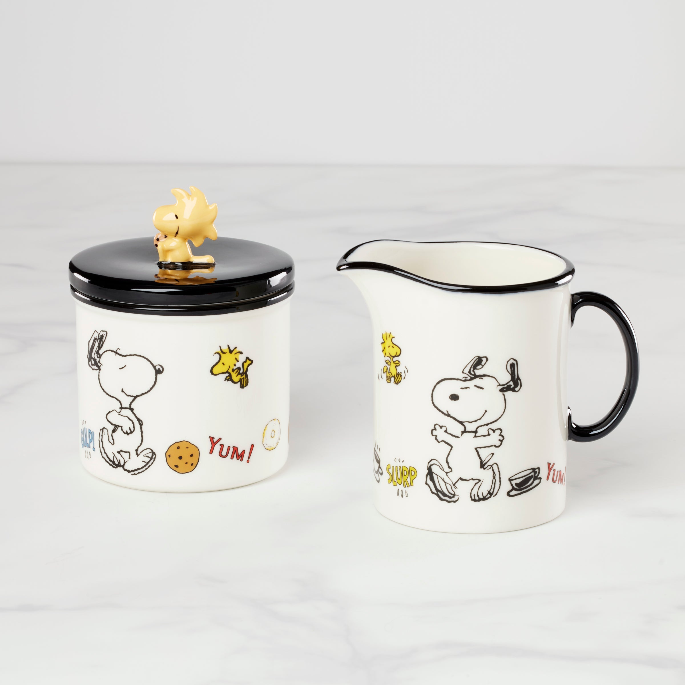 Lenox Westmore Chef Snoopy Sugar & Creamer 2-Piece Set - Image 2