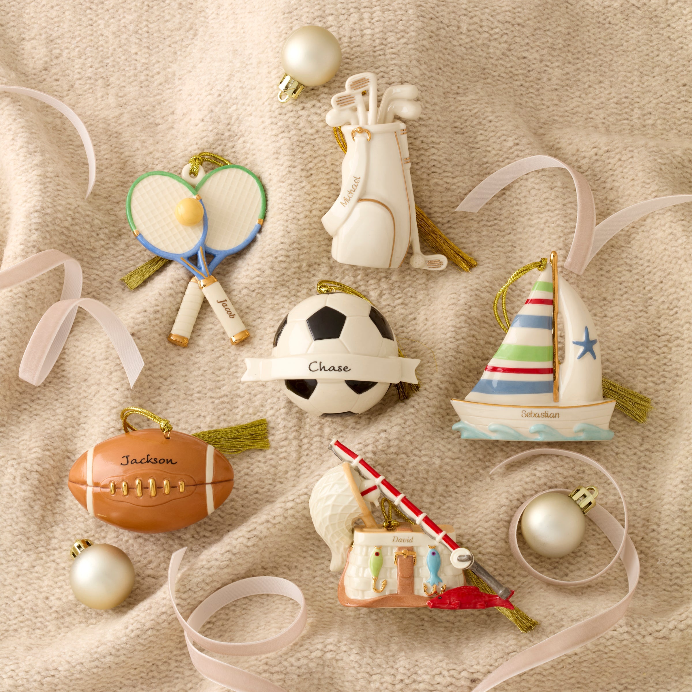 Lenox Westmore Personalized Sailboat Ornament - Image 2