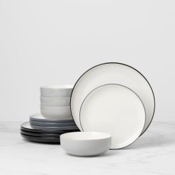 Lenox Westmore 24 Seven Colors Pumice 12-Piece Dinnerware Set