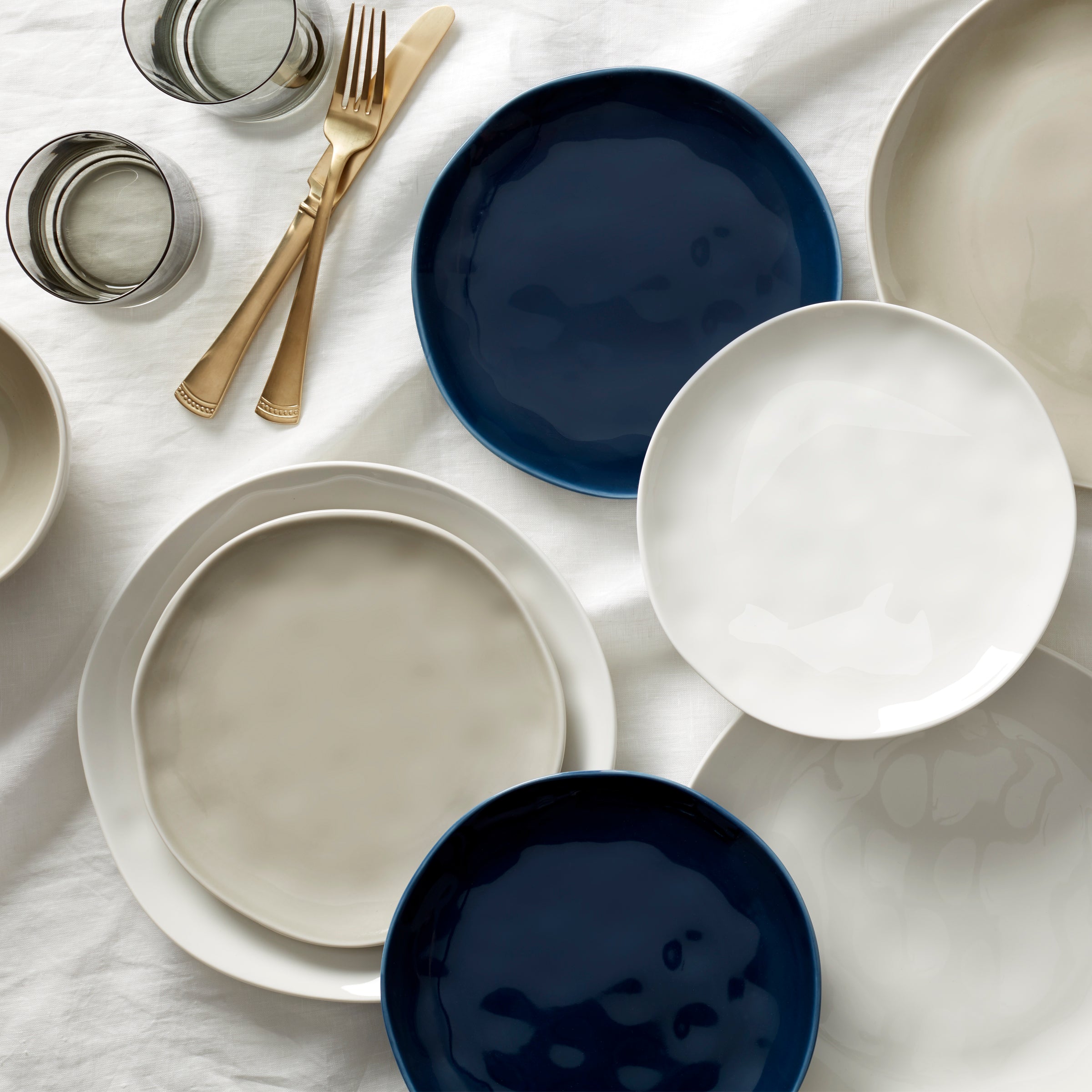 Lenox Westmore Bay Colors Blue Accent Plates, Set of 4 - Image 5