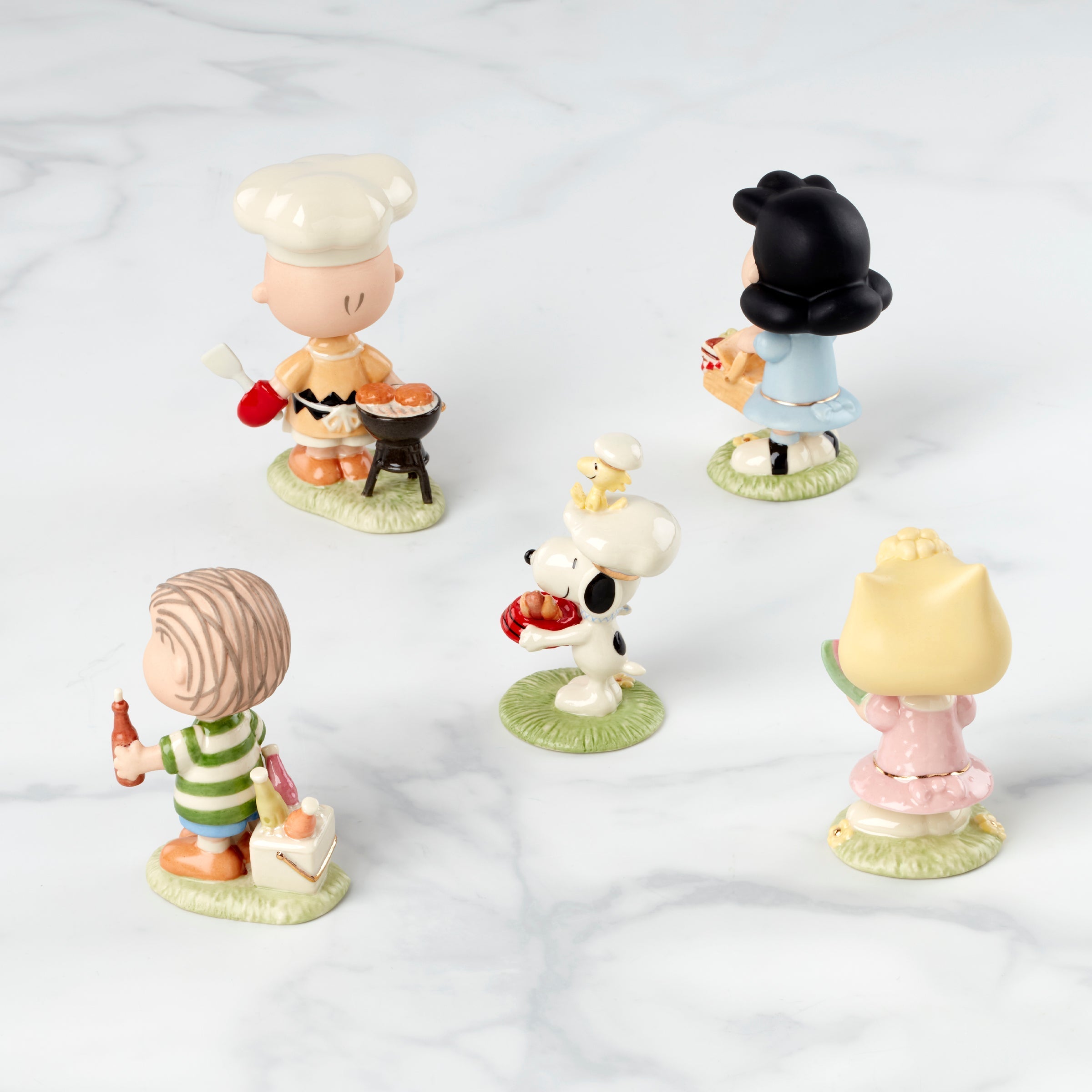Lenox Westmore Peanuts Barbecue 5-Piece Figurine Set - Image 2