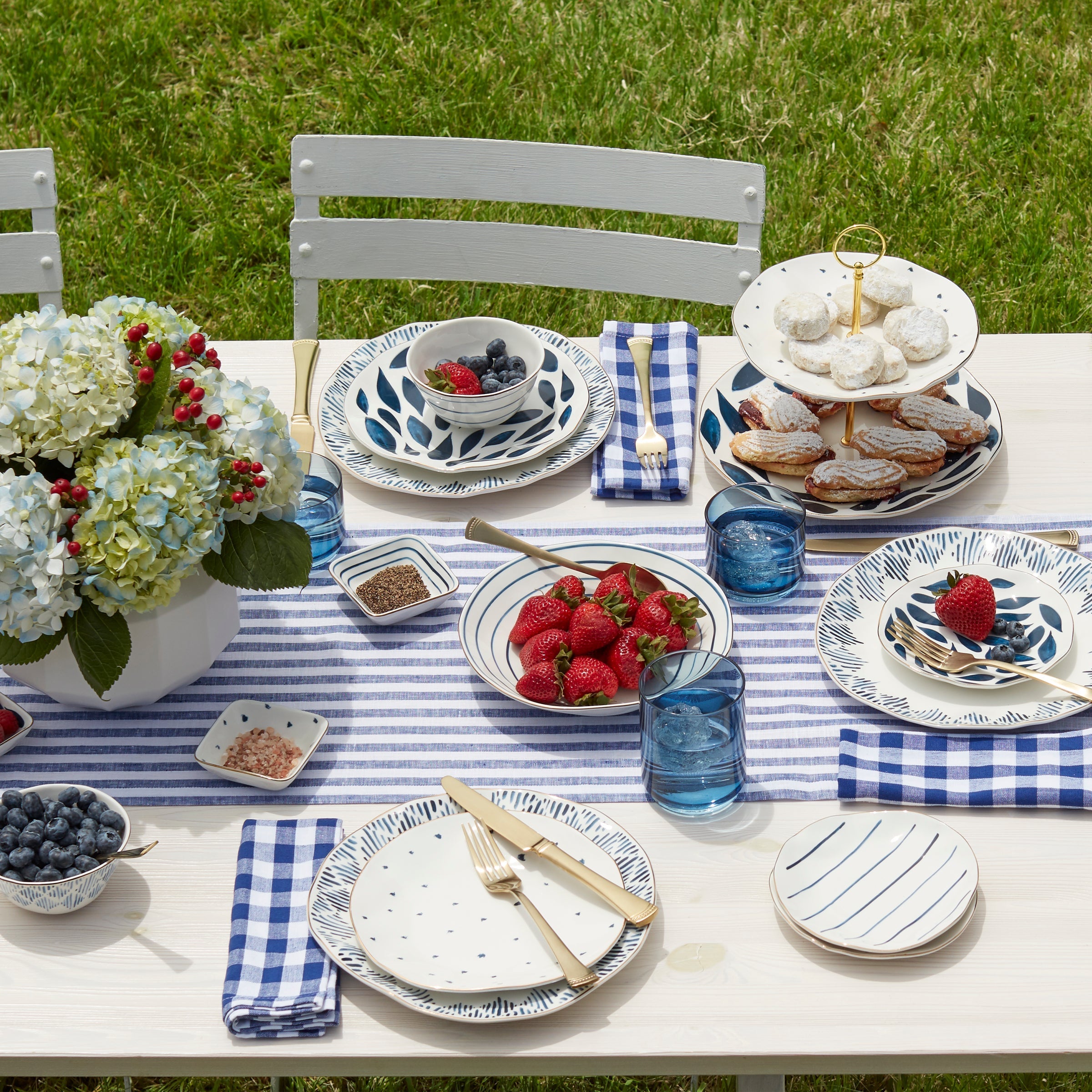 Lenox Westmore Blue Bay 12-Piece Dinnerware Set - Image 8