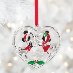 Alternative view of Lenox Westmore 2026 Our 1st Christmas Mickey & Minnie Mouse Metal Ornament
