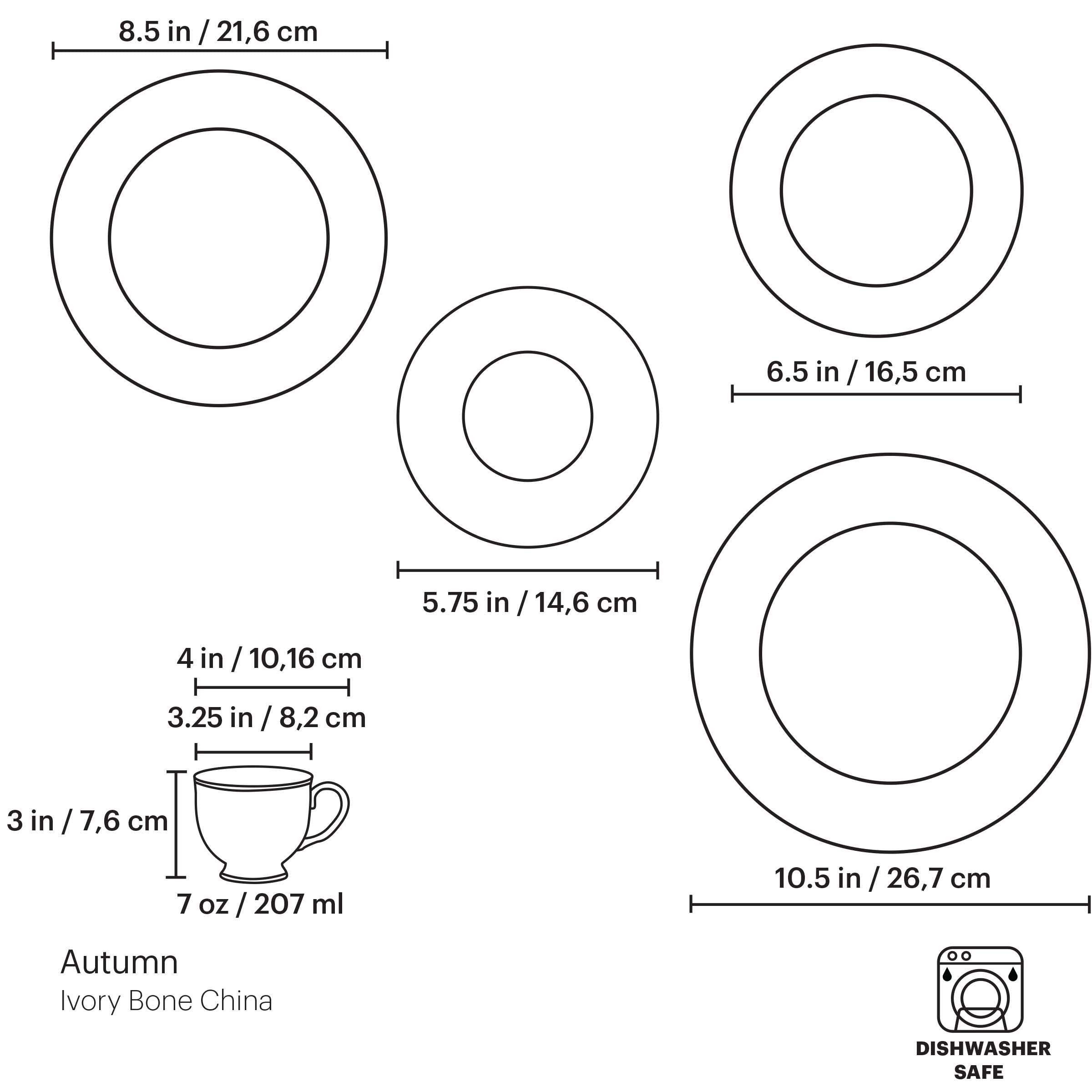 Lenox Westmore Autumn 5-Piece Place Setting - Image 13