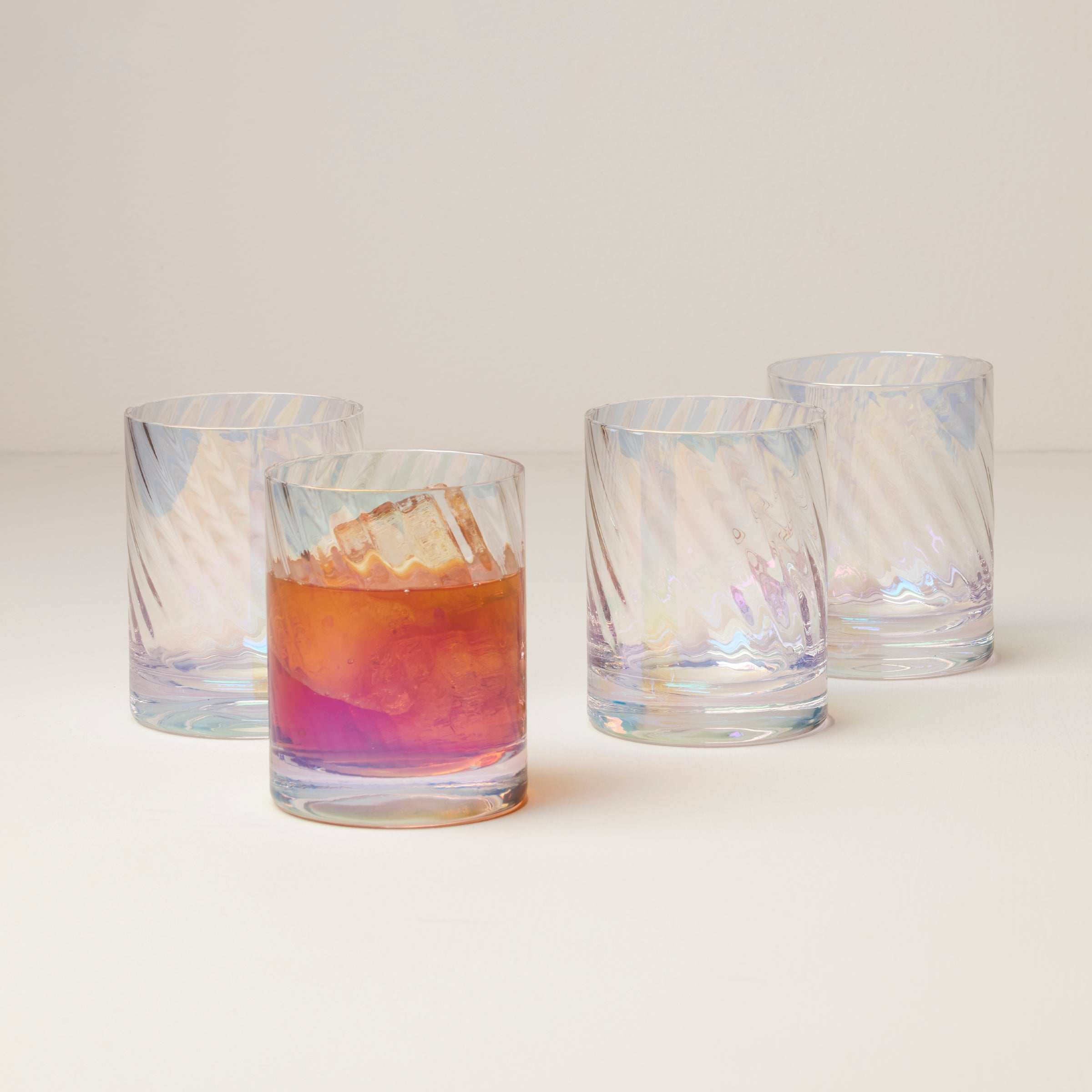 Lenox Westmore Tuscany Classics Iridescent Double Old Fashion Glasses, Set of 4 - Image 5