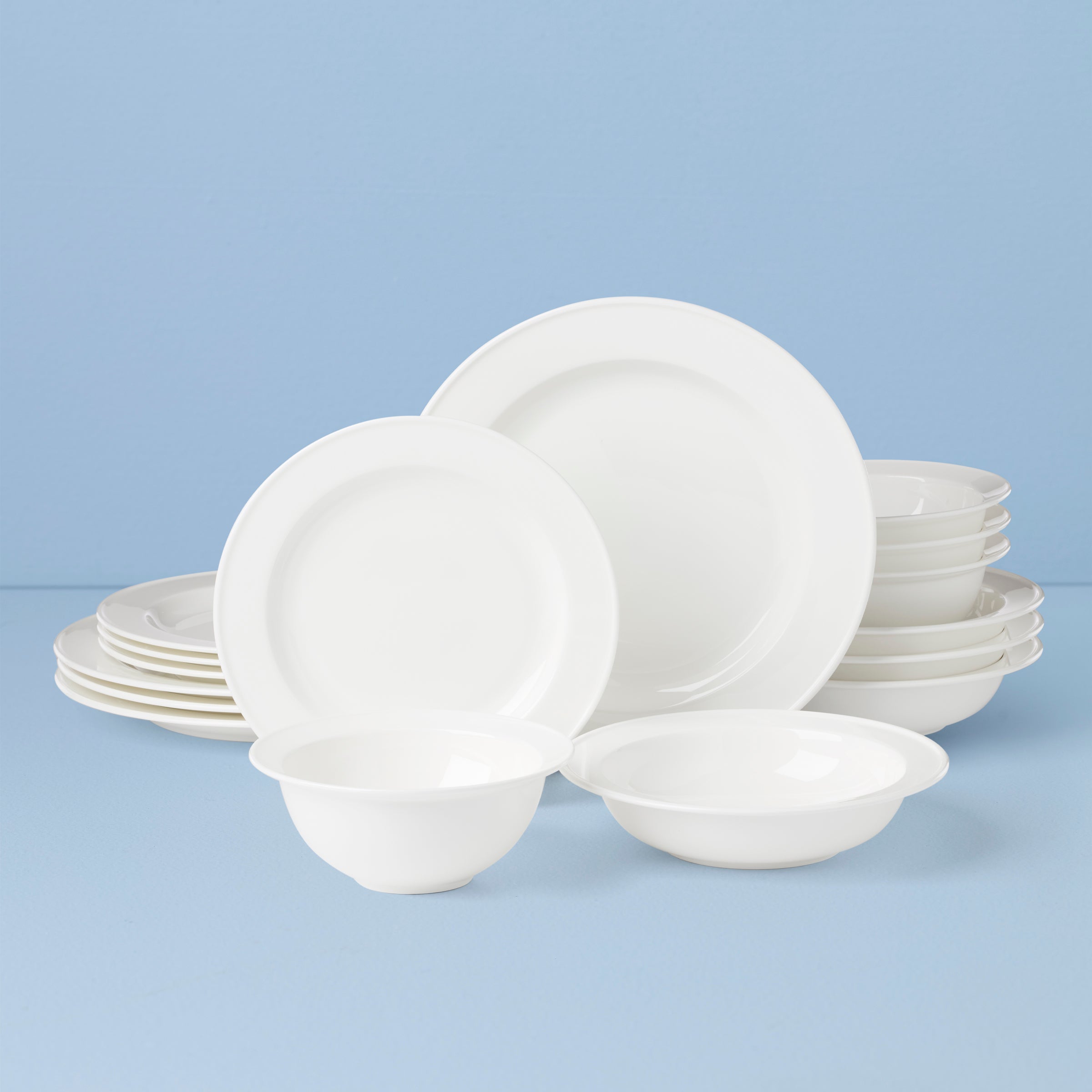 Lenox Westmore Studio 1414 Rimmed 16-Piece Dinnerware Set