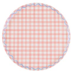 Alternative view of Lenox Westmore Gingham Reusable Large Plates, Set of 6