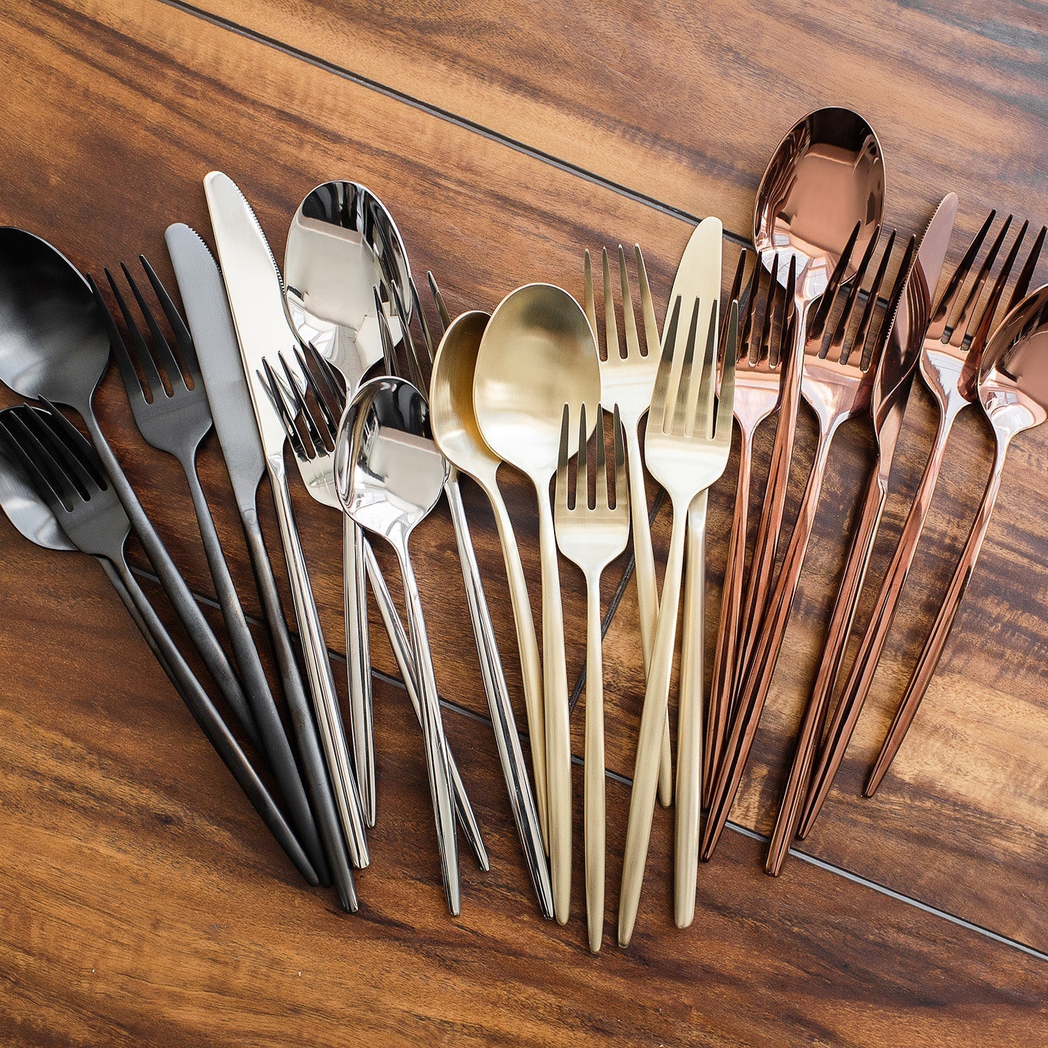 Lenox Westmore Gaze Champagne Satin 20-Piece Flatware Set - Image 11