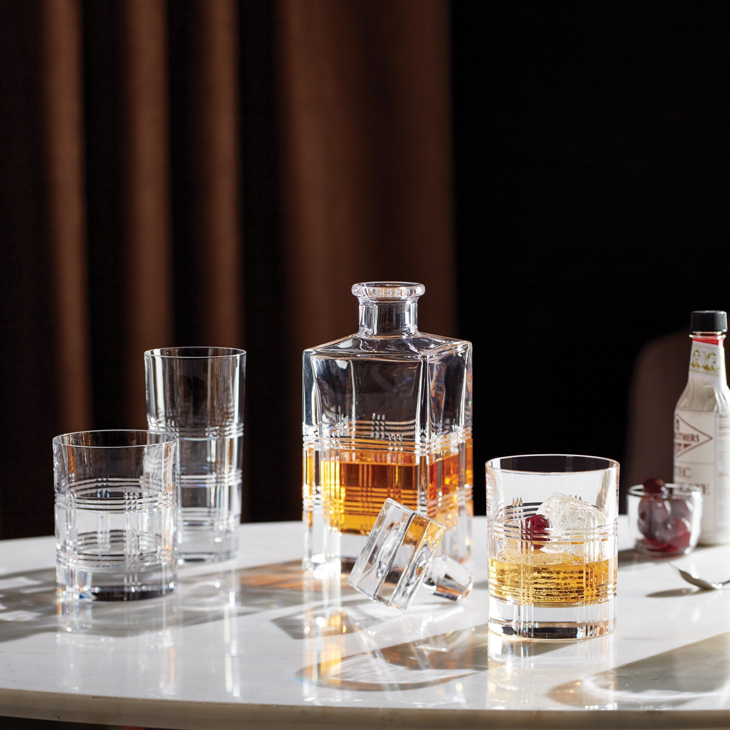 Lenox Westmore Hudson Crystal Double Old Fashion Glasses, Set of 4 - Image 2